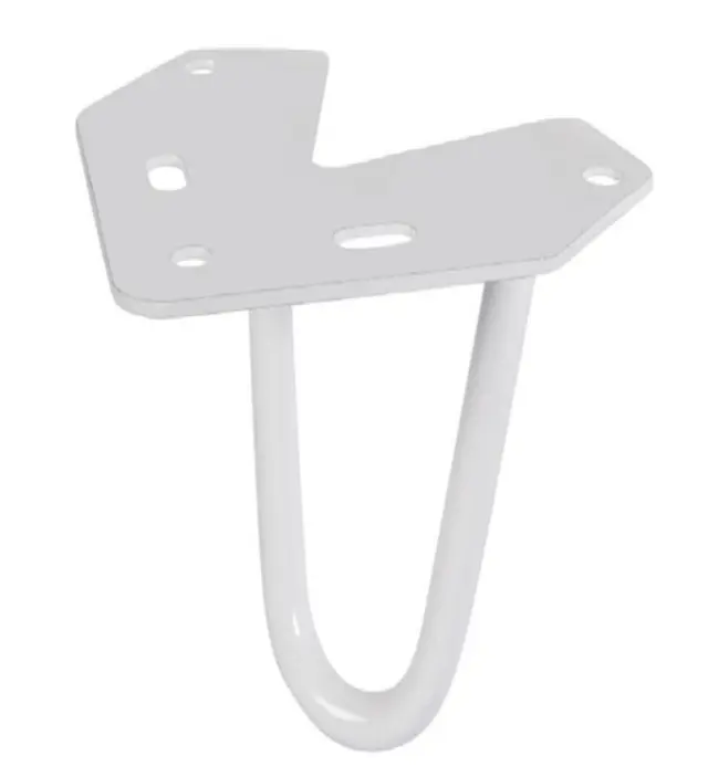 ΠΟΔΙ ΤΡΑΠΕΖΙΟΥ ΜΕΤΑΛΛΙΚΟ FINETTO HAIRPIN 2-ROD 152MM Λευκό