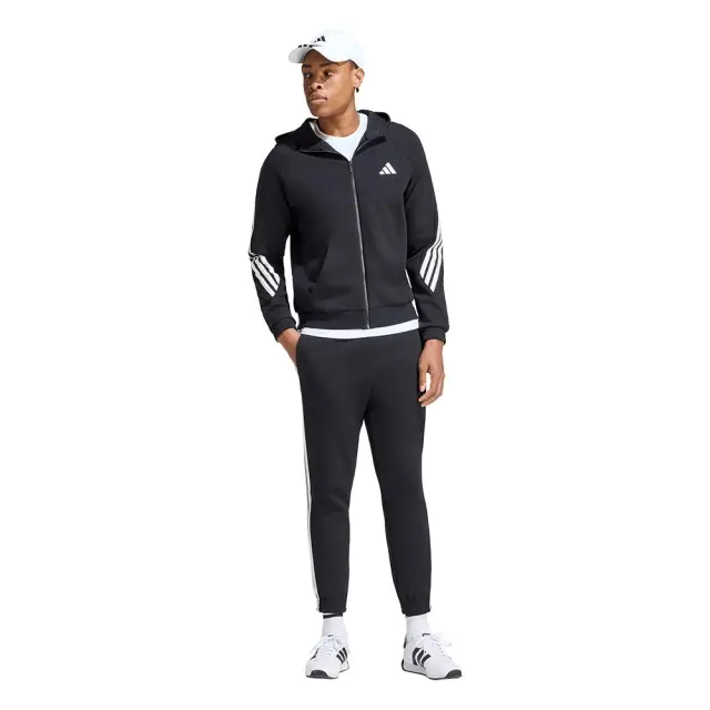 adidas Sportswear Men's Stadium 3Stripes Full-Zip Hoodie Μαύρο KY6990 (adidas Sportswear) 3