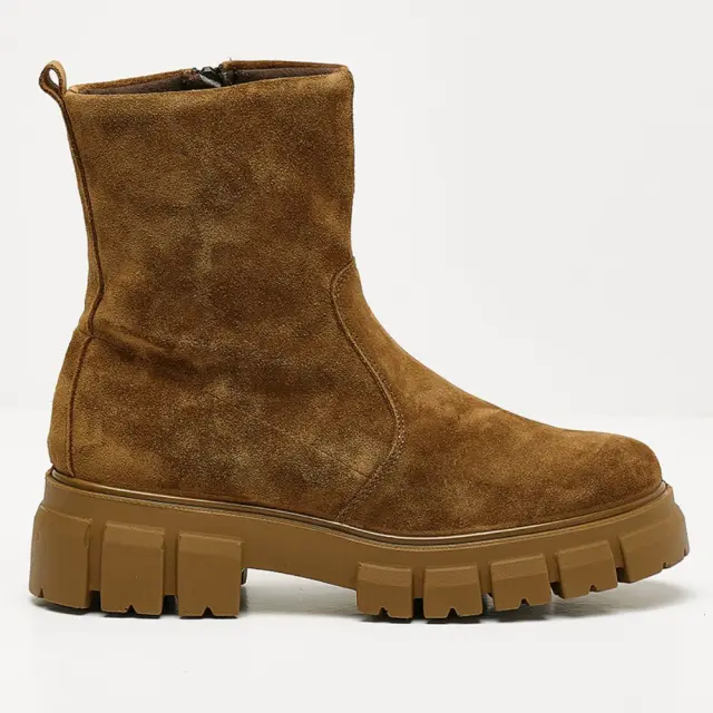 Imac Μποτάκια Γυναικείο δέρμα Nubuck Καφέ IMA/258271 COGNAC