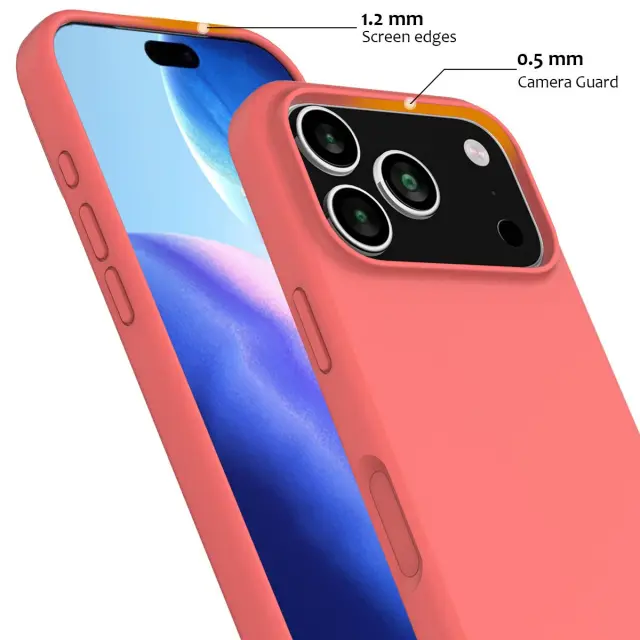 MagSafe Θήκη για iPhone 17 Pro Max/18 Pro Max- Pink Orange OEM 2