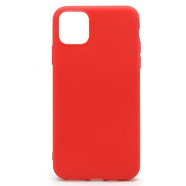 Θήκη Soft TPU inos Apple iPhone 11 Pro S-Cover Κόκκινο N47935