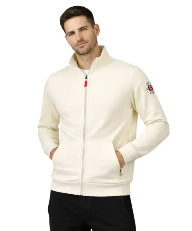 Norway Nautical School - Ανδρική Ζακέτα Φούτερ 859467-OFFWHI Εκρού - 3XL