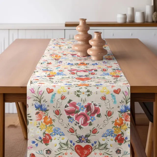 Beauty Home ΡΑΝΝΕΡ ΦΟΛΚΛΟΡ ΚΑΡΔΙΕΣ 32 cm x 2.5 m 2