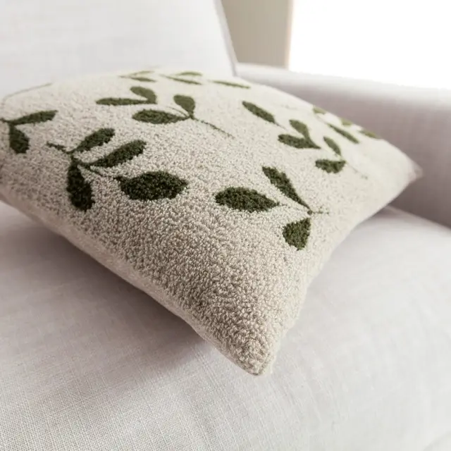 Μαξιλαροθήκη Διακόσμησης Gofis Home Herbal Μπεζ/Pine Green 705/06 43x43 3