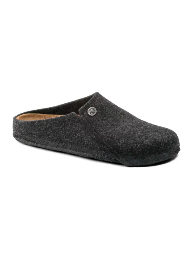 Birkenstock Παντόφλες Unisex τσόχα Γκρί BIR/ZERMATT S 1014932 ANTHRAC 2