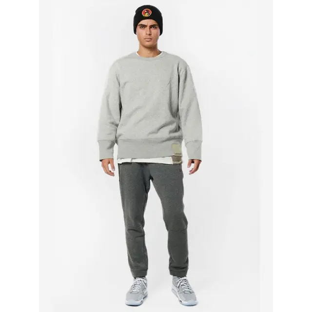 Body Action Oversized Sweatshirt (063220-01-Grey) - Γκρί 2