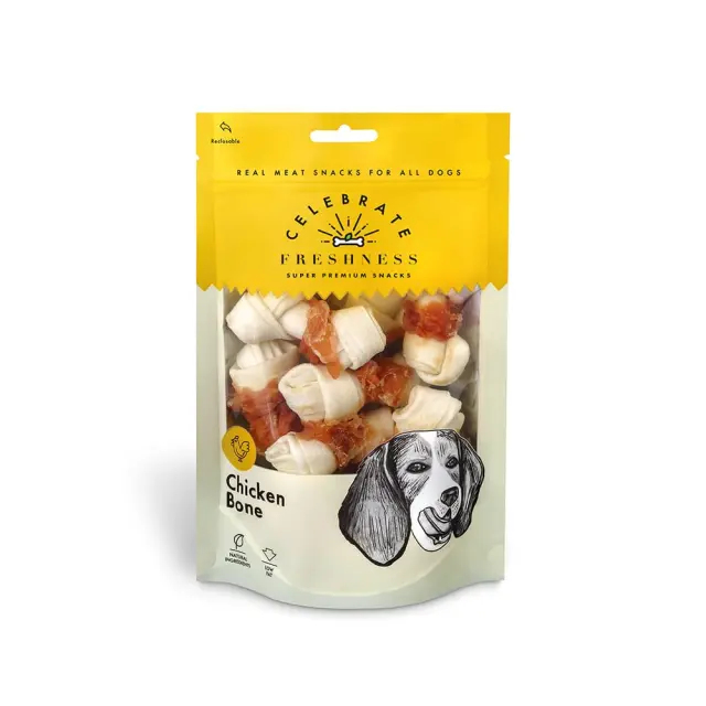 Celebrate Freshness Chicken Bone Λιχουδιές για Σκύλους 100gr Μονόχρωμο