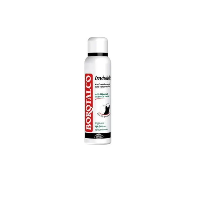 Borotalco Invisible Deodorant Deo Spray 150 ml