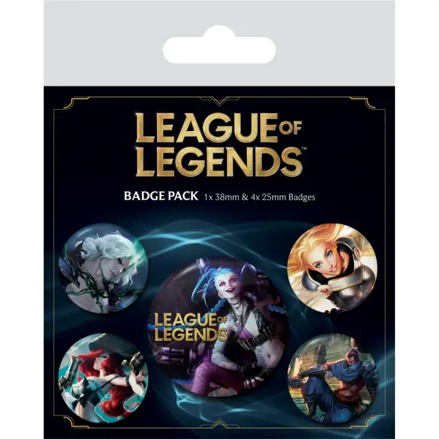 Κονκάρδες 5 τεμ League of Legends (Champions) Pack 5 Badges BP2404787
