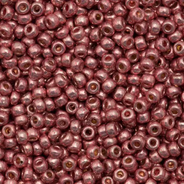 Χάντρα Miyuki Round Rocailles 8/0 - 4209 - Duracoat Galvanized Dark Coral ~25gr