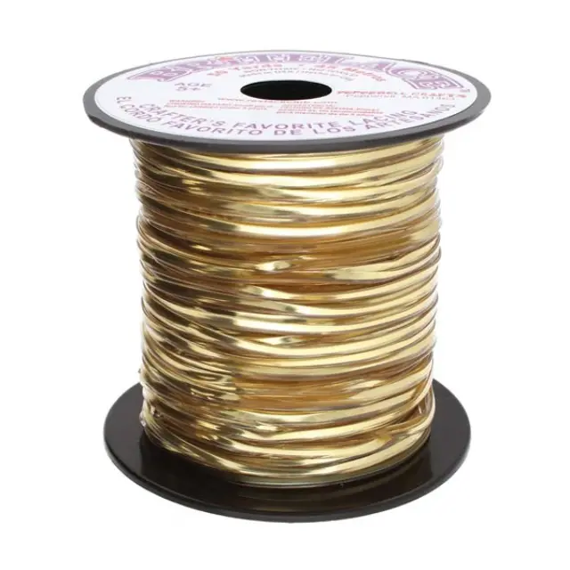 Κορδόνι Νάυλον Pepperell Rexlace Britelace 2.35x0.76mm - Gold - 45m