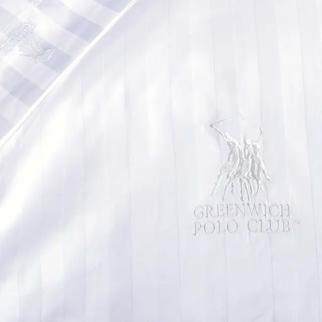 Σετ Παπλωματοθήκη 220x240 Υπέρδιπλη Classic Greenwich Polo Club 2271 White 100% Βαμβακοσατέν 3