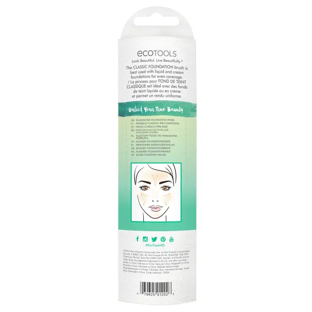 EcoTools Πινέλο Για Make Up Classic Foundation 3