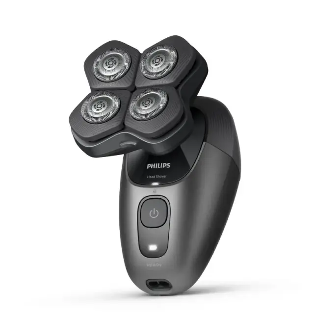 Philips HS7980/15 Head Shaver Pro 7000 Ξυριστική Μηχανή Κεφαλής με Κεφαλή 360° & Σταθμό Ξεπλύματος 3