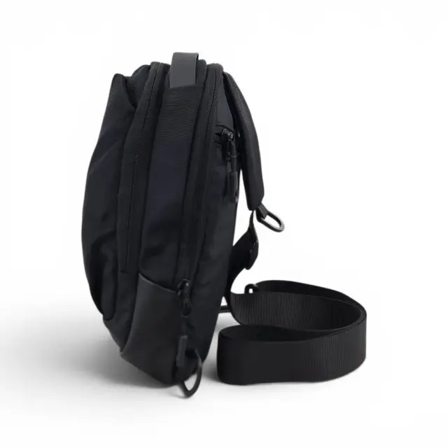 Τσαντάκι Bodybag MCAN M-824 16×9×28cm Ανθεκτικό με Ρυθμιζόμενο Ιμάντα - Μαύρο 3