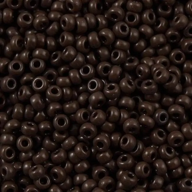 Χάντρα Miyuki Round Rocailles 8/0 - 409 - Opaque Chocolate ~25gr