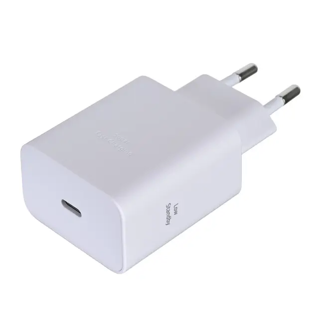 Samsung Φορτιστής Χωρίς Καλώδιο με Θύρα USB-C 45W Power Delivery / Quick Charge 2.0 Λευκός (EP-T4511NWEGEU)