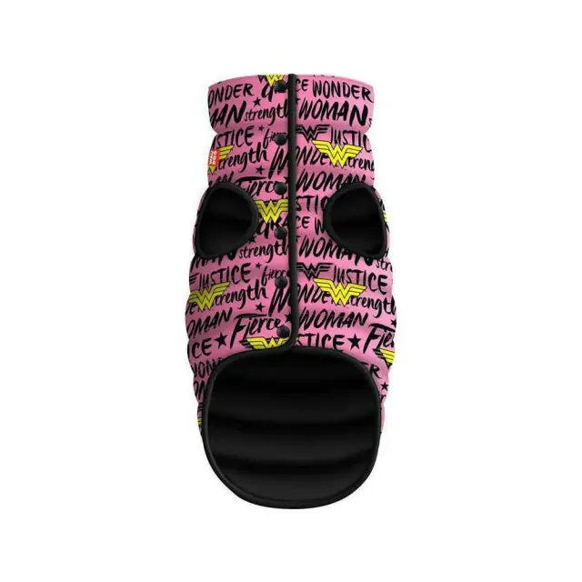 Wau Dog Αδιάβροχο Μπουφάν για Σκύλους Wonder Woman Pink 50cm Ροζ - L55