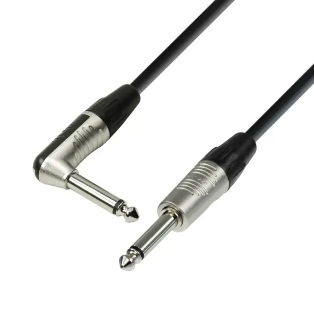 Adam Hall K4IPR0600 4Star Series Καλώδιο Οργάνων 1/4 Mono Jack - 1/4 Mono Jack 6m Μαύρο