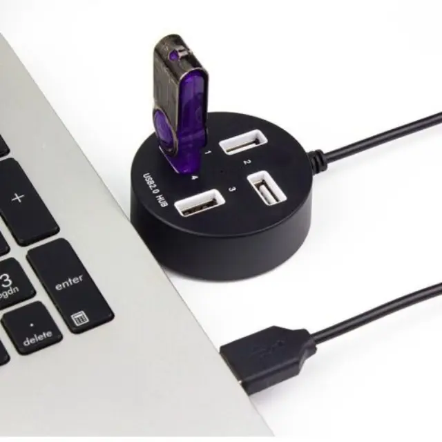 Andowl USB 2.0 Hub 4 Θυρών με σύνδεση USB-A Q-HU811