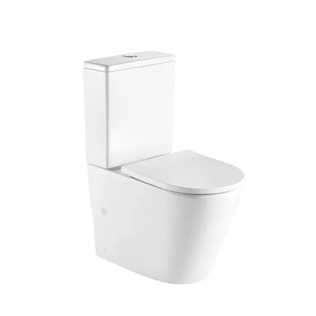 Λεκάνη δαπέδου οριζόντια ZINA LT 2149A-R RIMLESS WHITE 2