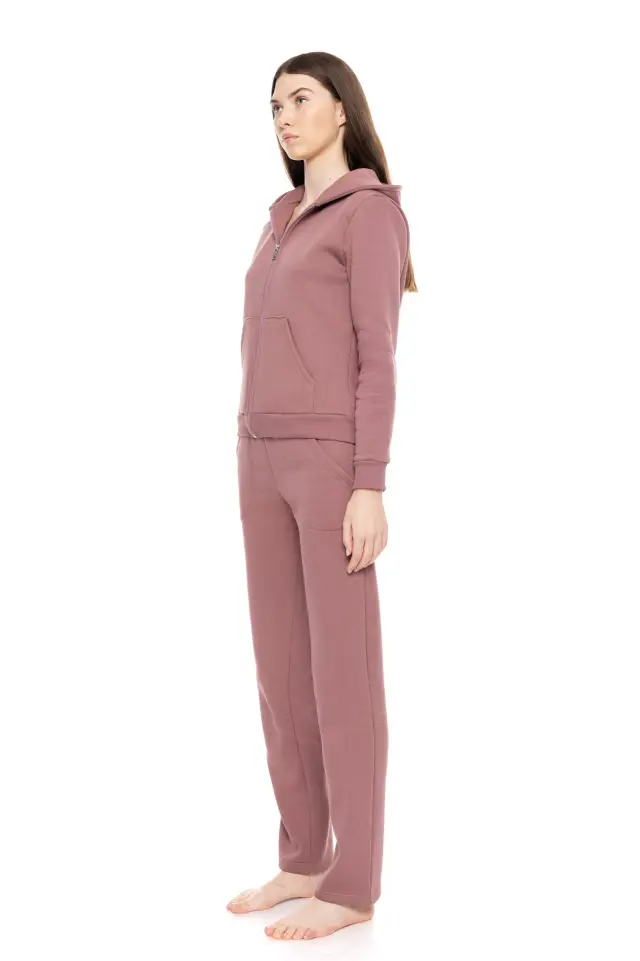 W1648 - Yacht Blue - HOMEWEAR ZIPPER SOFT SOLID - S 2