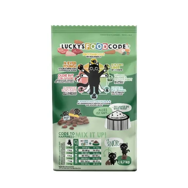Lucky Lou Food Code Senior Πουλερικά & Φρέσκο Κυνήγι 1,70kg 2