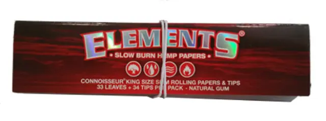 Elements Χαρτάκια - Connoisseur Hemp - King Size Slim με Τζιβάνες