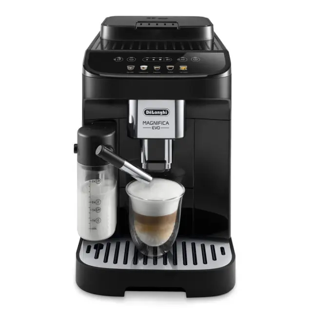 De'Longhi Αυτόματη Μηχανή Espresso Magnifica Evo Milk 1450W 15bar Black (ECAM 290.61.B)