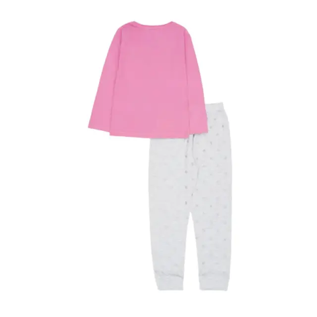 Πιτζάμα Μακρυμάνικη Minnie Butterfly Pink Grey Melange 8020309 - 6-7 Y (122cm) 2