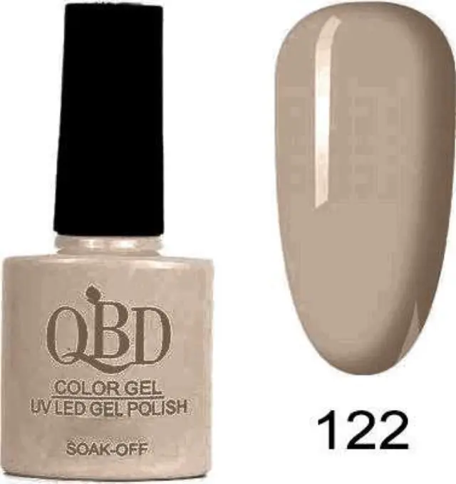QBD Ημιμόνιμο βερνίκι color Gel Uv/Led Gel Polish 122