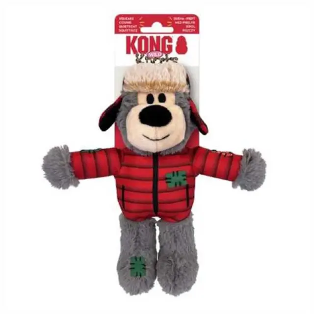 Kong Holiday Wild Knots Bear Assorted για Σκύλους M/ L Μονόχρωμο - M- L 2