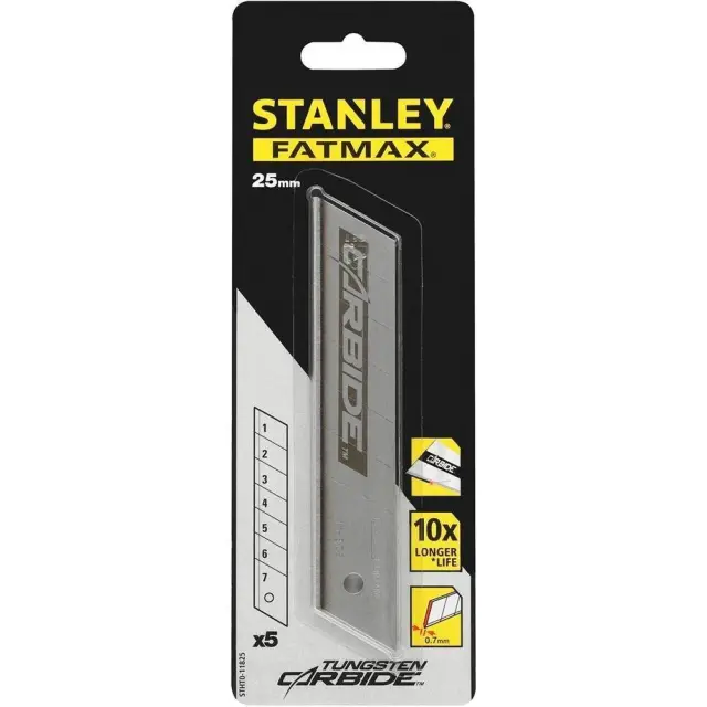 ΛΑΜΕΣ ΣΠΑΣΤΕΣ ΚΑΡΒΙΔΙΟΥ ΓΙΑ ΚΟΦΤΗ 25MM STANLEY 5TEM STHT0-11825