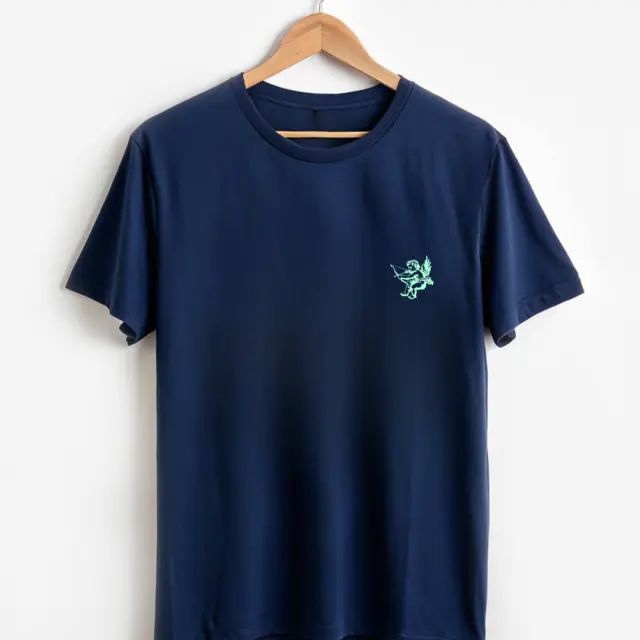 T-shirt Noshame® Navy με τύπωμα Crazy Cupid - 132513 - XXL 3