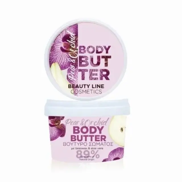 Beauty Line Βούτυρο σώματος αχλάδι και νότες ορχιδέας 250ml
