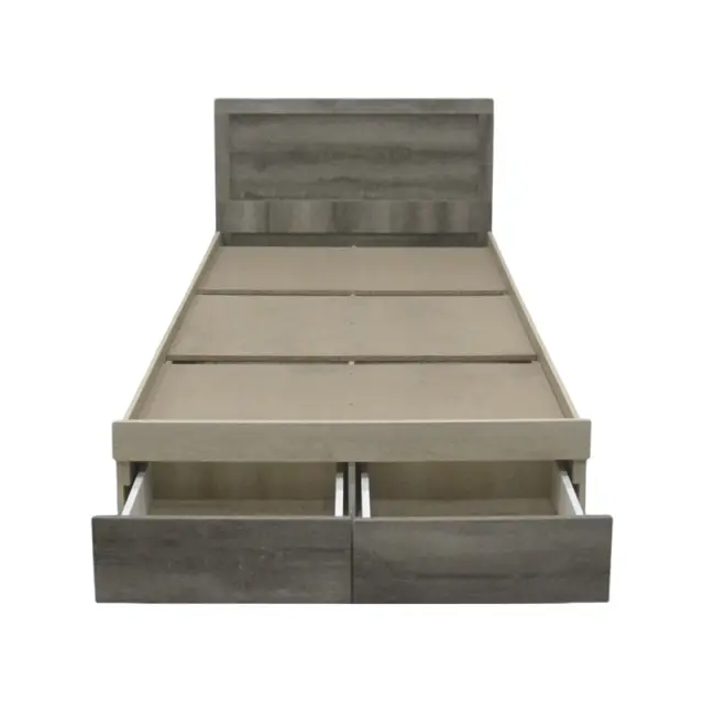 Κρεβάτι μονό Olympus pakoworld με συρτάρι castillo toro 100x200εκ 3