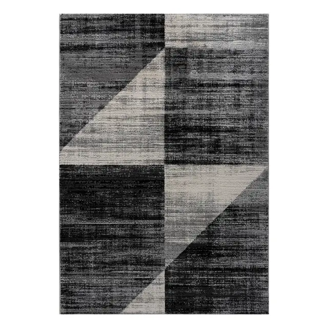 Σετ 3Τεμ Χαλάκια Κρεβατοκάμαρας 67x140(2T)+67x220(1T) Beauty Home Serena Art 9839 Grey P.P.Heat Set-Shrink Polyester