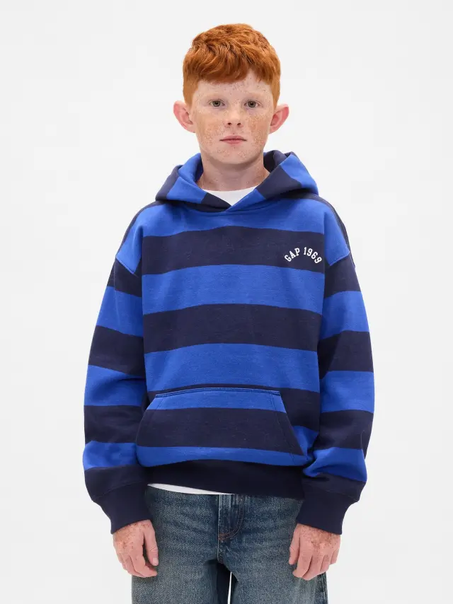 Παιδικό Rugby Stripe Logo Φούτερ ROYAL GEM - L