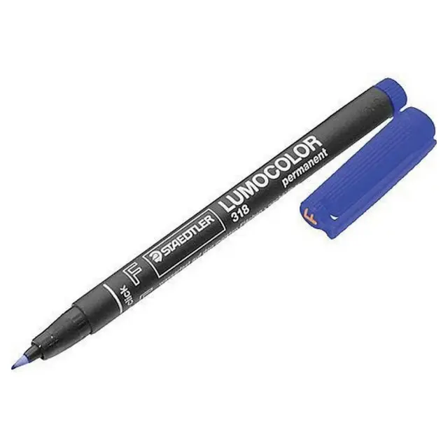 Μαρκαδόρος Staedtler Ανεξίτηλος F Μπλε 318-3