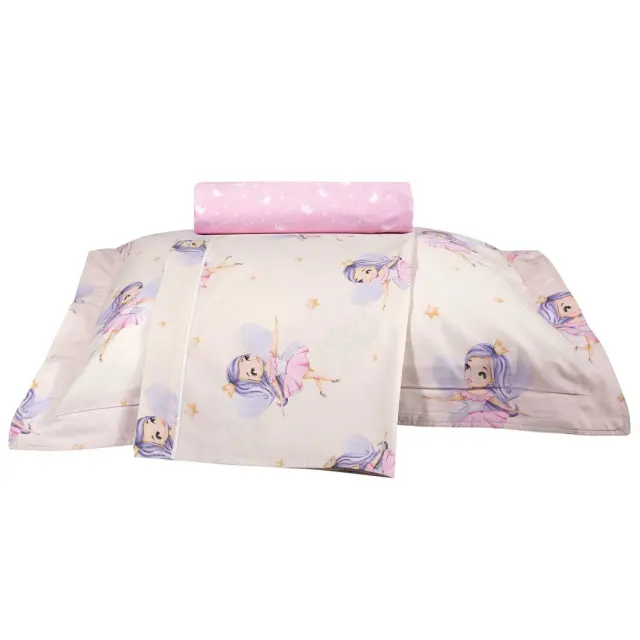 Σετ Σεντόνια 170x260 Μονά Greenwich Polo Club Essential 8868 Pink 100% βαμβακερόΧωρίς Λάστιχο 3