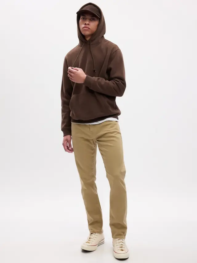 Μπεζ City Jean Παντελόνι σε Slim Fit με GapFlex Max Brown