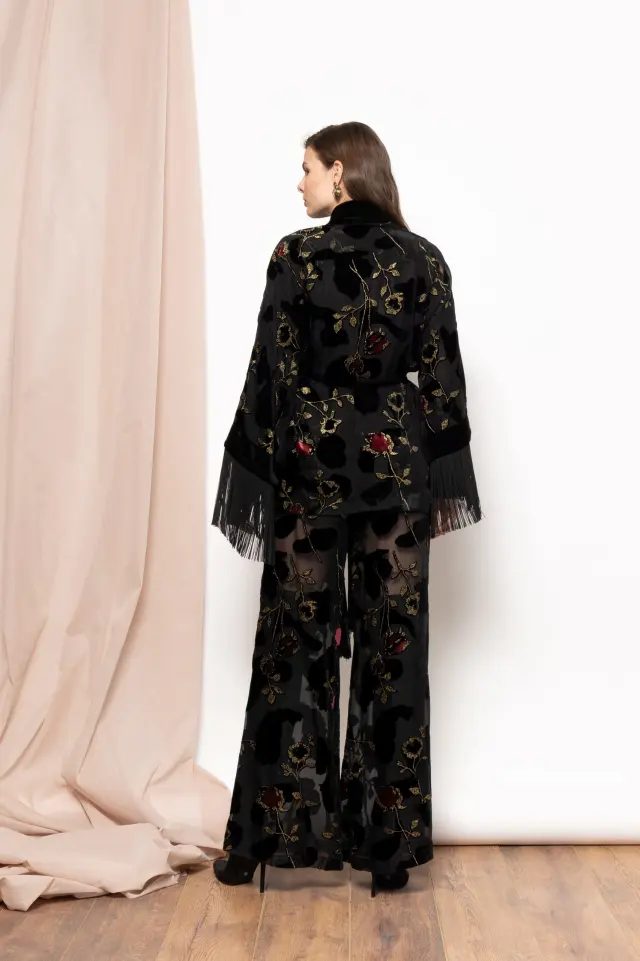 Nema Resort Wear Kimono (15006N126 BLACK) - S 2