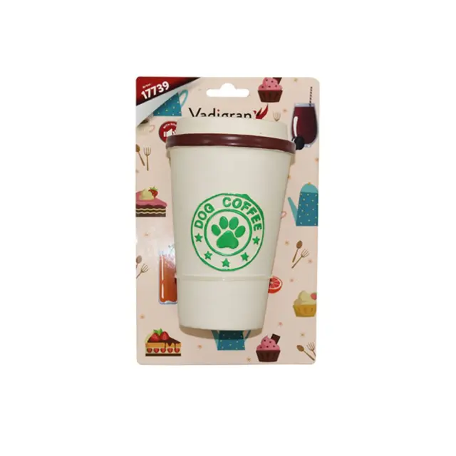 Vadigran Dog Coffee Παιχνίδι Λάτεξ 14cm 100gr 2