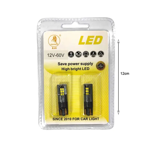 EJC Λάμπες Αυτοκινήτου 2016 T10 15SMD 12-60V 2τμχ – Car LED light 0232008 3
