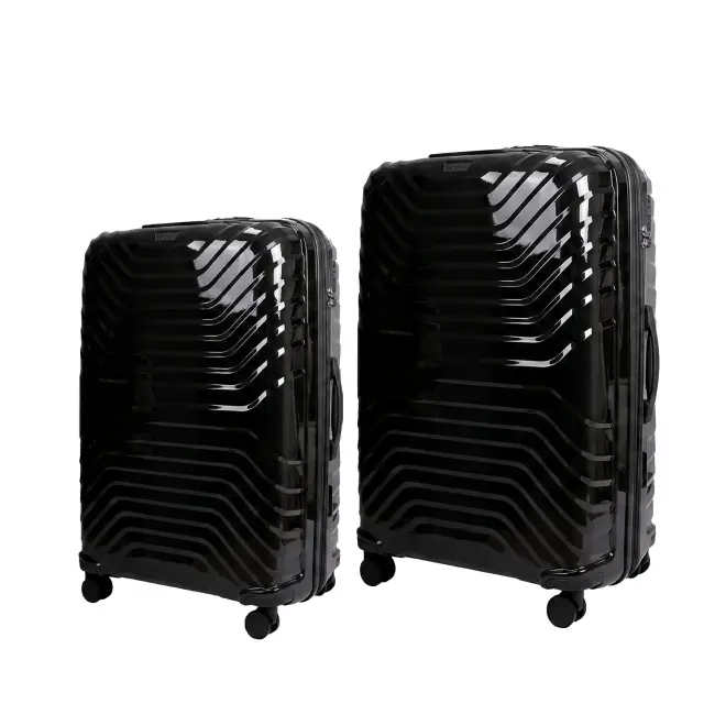 Σετ Βαλίτσες Cardinal 7000 μεγάλη XL 76x32,5x51 cm + 86x36x56 cm μαύρο - Small