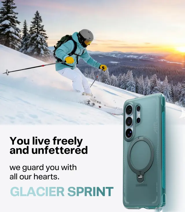 Torras Ostand Q3 Air, glacier sprint - Samsung Galaxy S26 Ultra 3