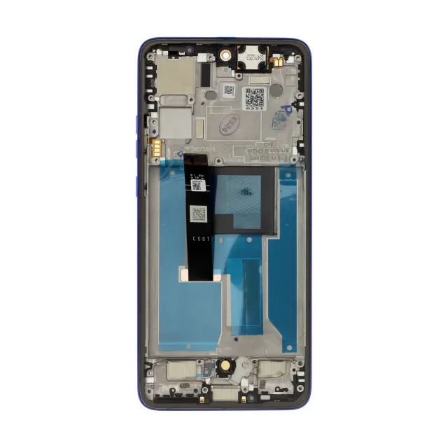 Motorola Edge 50 Neo LCD Display + Touch Unit + Front Cover Blue (Service Pack) 2