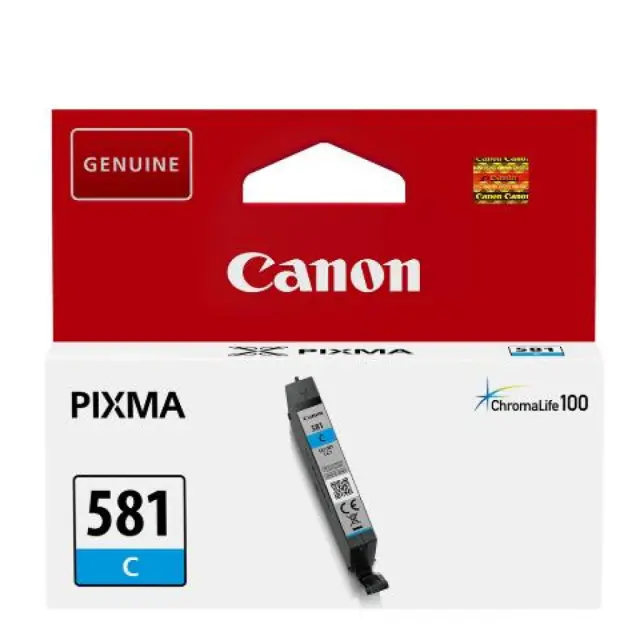 Canon CLI-581 Γνήσιο Μελάνι Εκτυπωτή InkJet Κυανό (2103C001)