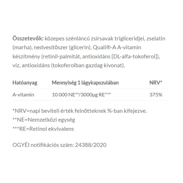 JutaVit Vitamin A 10000 IU 2