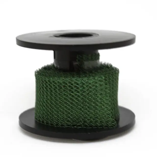 Σωληνοειδές Πλεκτό Σύρμα Ø0.1mm Φάρδος 15mm - Leaf Green - 1m